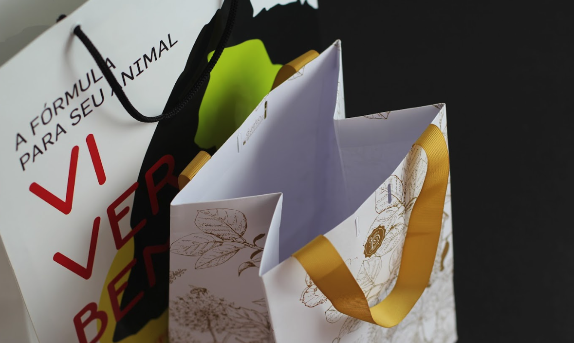 Sacolas personalizadas com marca